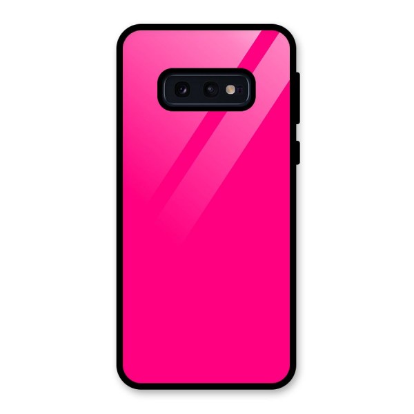 Hot Pink Glass Back Case for Galaxy S10e