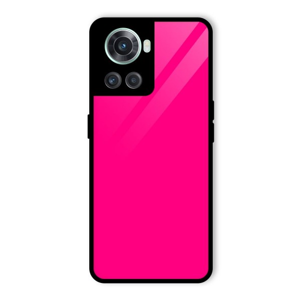 Hot Pink Glass Back Case for OnePlus 10R