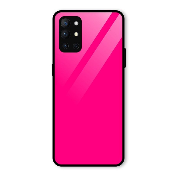 Hot Pink Glass Back Case for OnePlus 9R