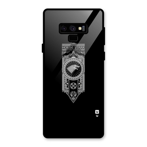 House Banner Glass Back Case for Galaxy Note 9