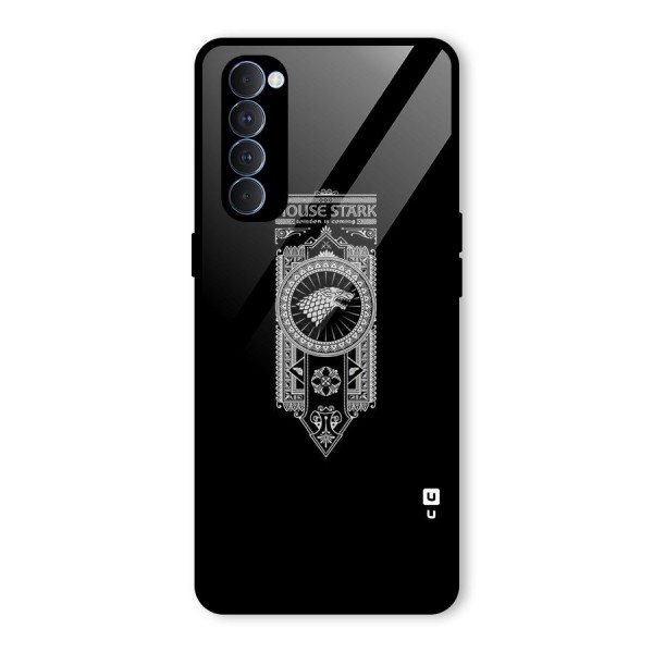 House Banner Glass Back Case for Oppo Reno4 Pro