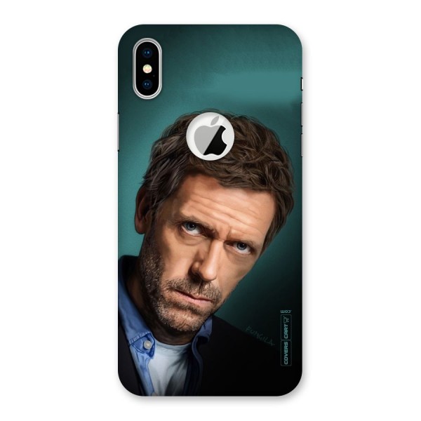 House MD Back Case for iPhone XS Logo Cut