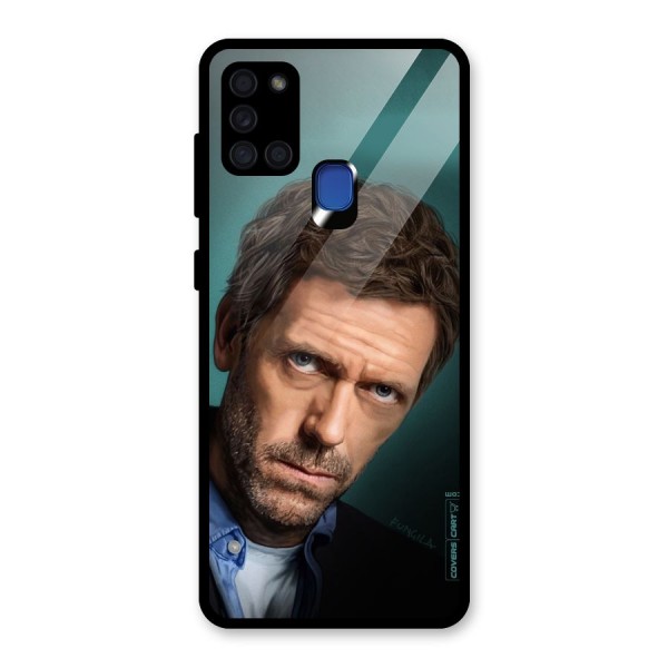 House MD Glass Back Case for Galaxy A21s