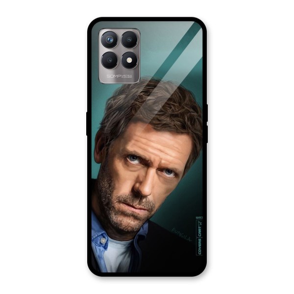 House MD Glass Back Case for Realme 8i