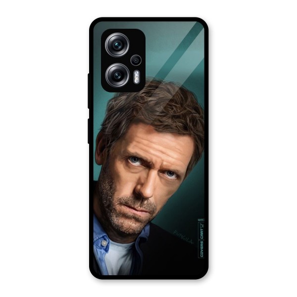 House MD Glass Back Case for Redmi K50i