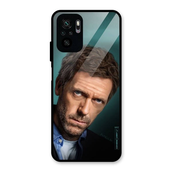 House MD Glass Back Case for Redmi Note 10