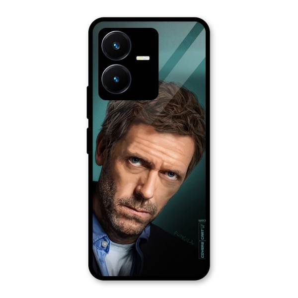 House MD Glass Back Case for Vivo Y22