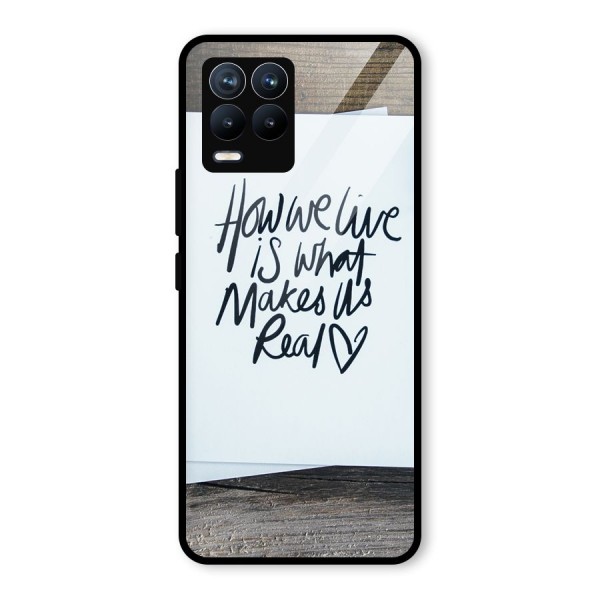 How We Live Glass Back Case for Realme 8