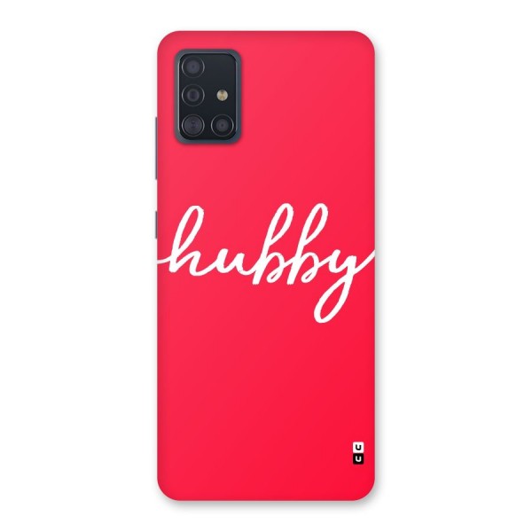 Hubby Back Case for Galaxy A51