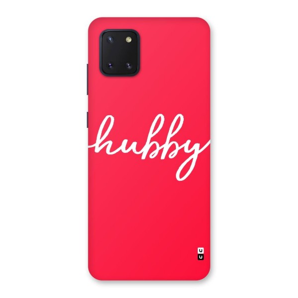 Hubby Back Case for Galaxy Note 10 Lite