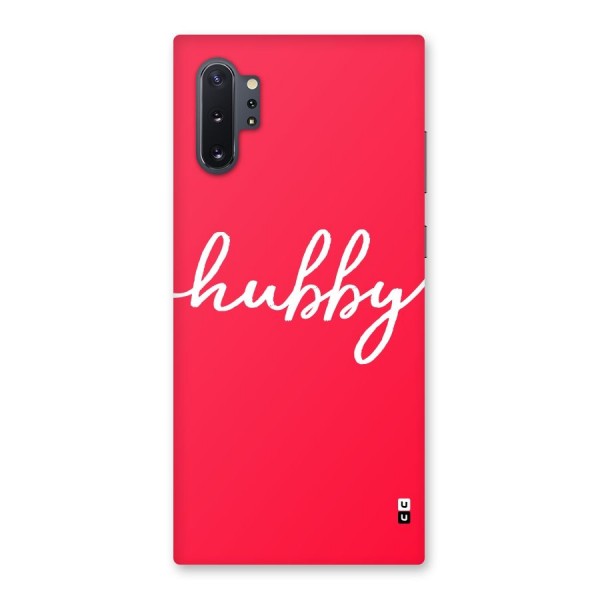 Hubby Back Case for Galaxy Note 10 Plus