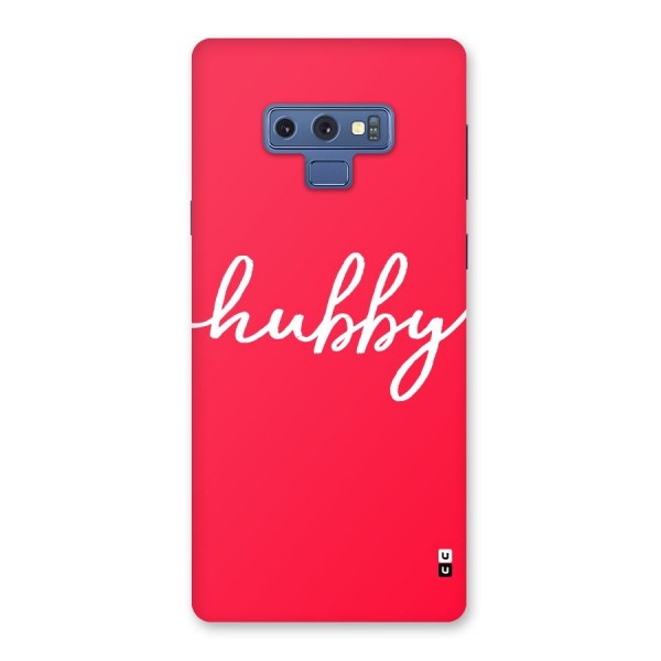 Hubby Back Case for Galaxy Note 9