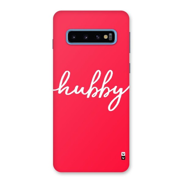 Hubby Back Case for Galaxy S10