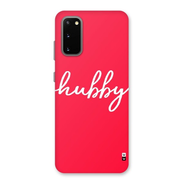 Hubby Back Case for Galaxy S20