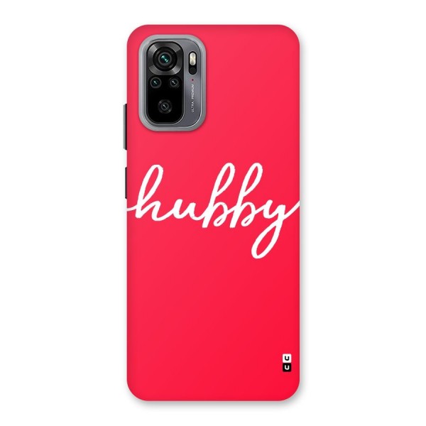 Hubby Back Case for Redmi Note 10