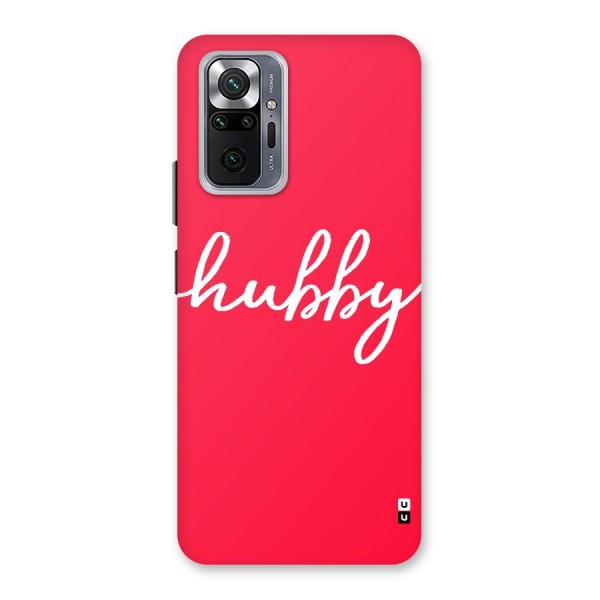 Hubby Back Case for Redmi Note 10 Pro