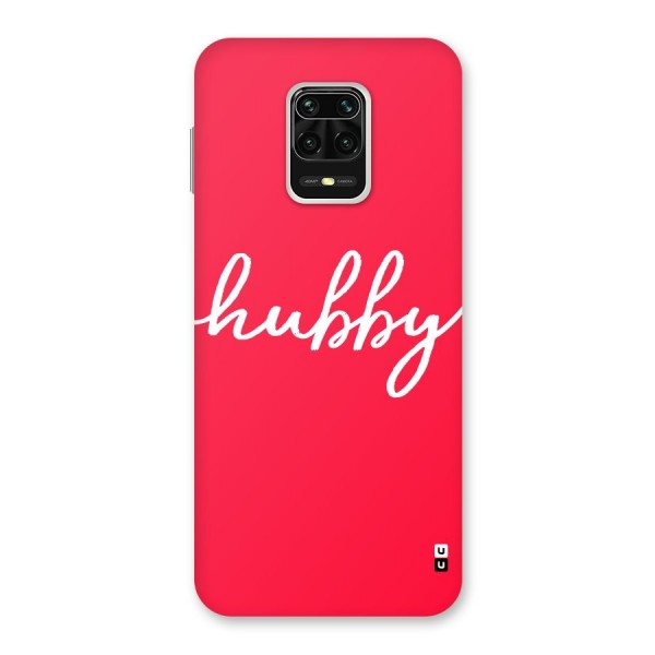 Hubby Back Case for Redmi Note 9 Pro Max