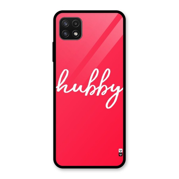 Hubby Glass Back Case for Galaxy A22 5G