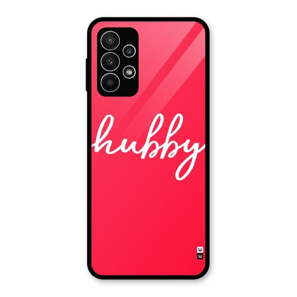 Hubby Glass Back Case for Galaxy A23