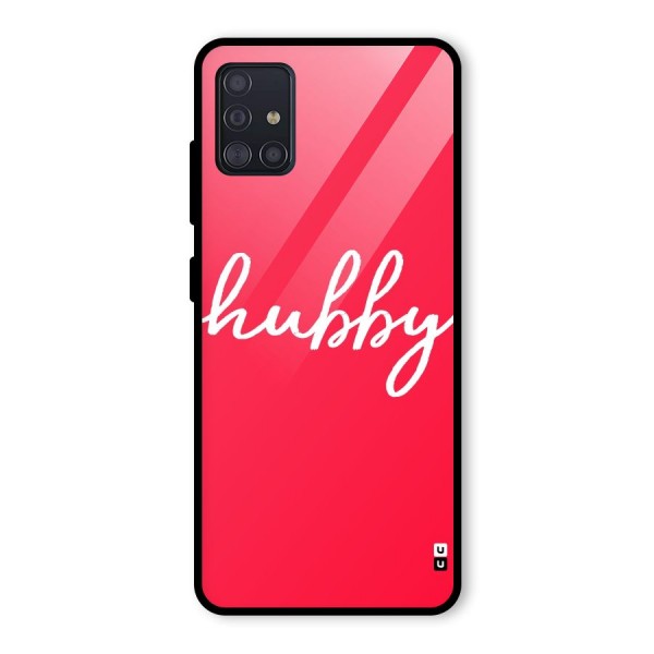 Hubby Glass Back Case for Galaxy A51