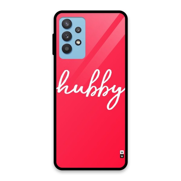 Hubby Glass Back Case for Galaxy M32 5G