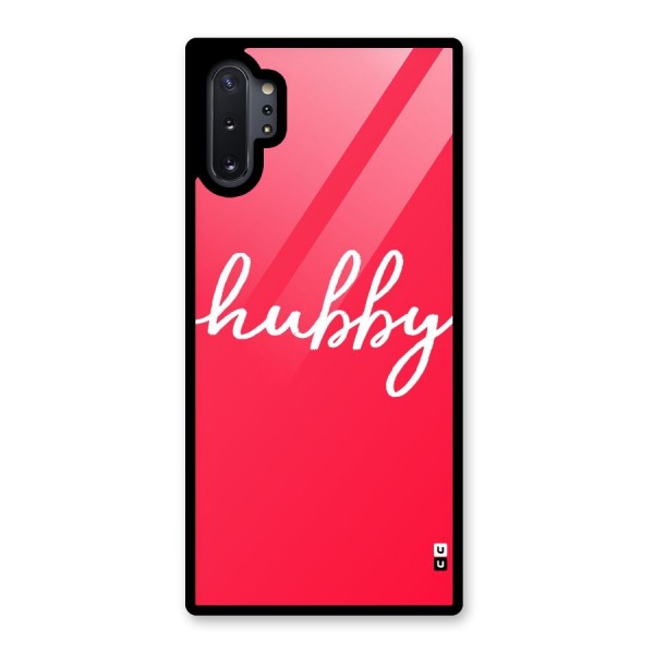 Hubby Glass Back Case for Galaxy Note 10 Plus