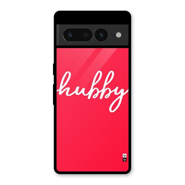 Hubby Glass Back Case for Google Pixel 7 Pro