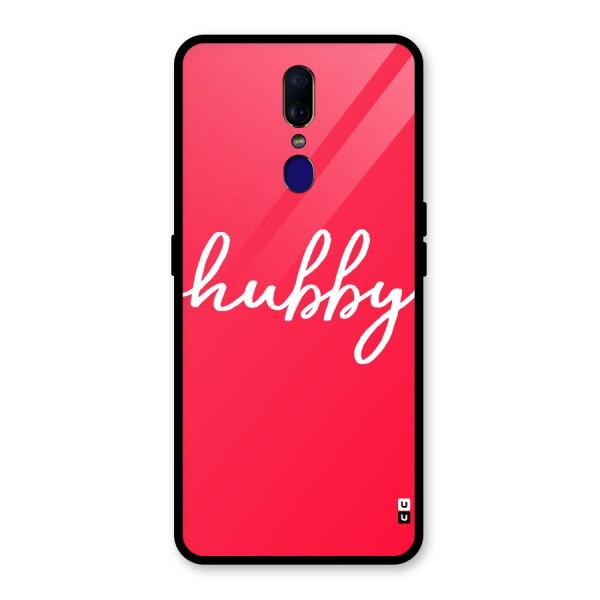 Hubby Glass Back Case for Oppo F11