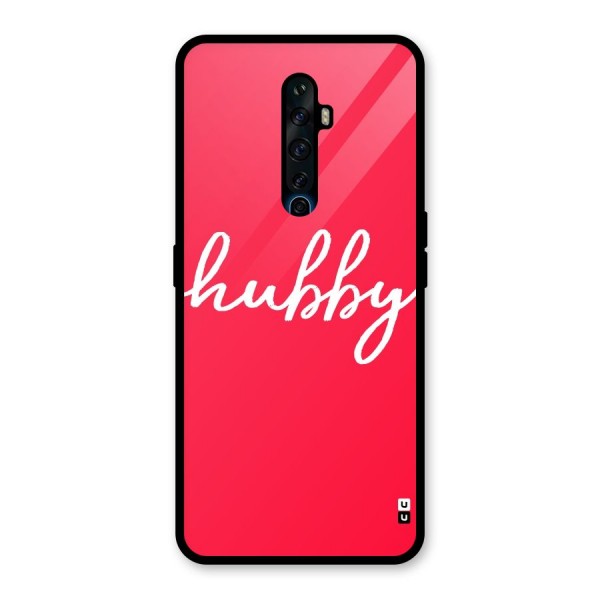 Hubby Glass Back Case for Oppo Reno2 Z