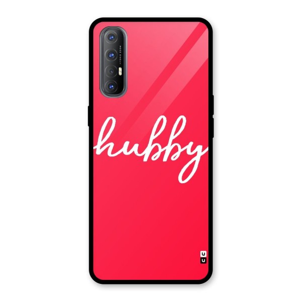 Hubby Glass Back Case for Oppo Reno3 Pro