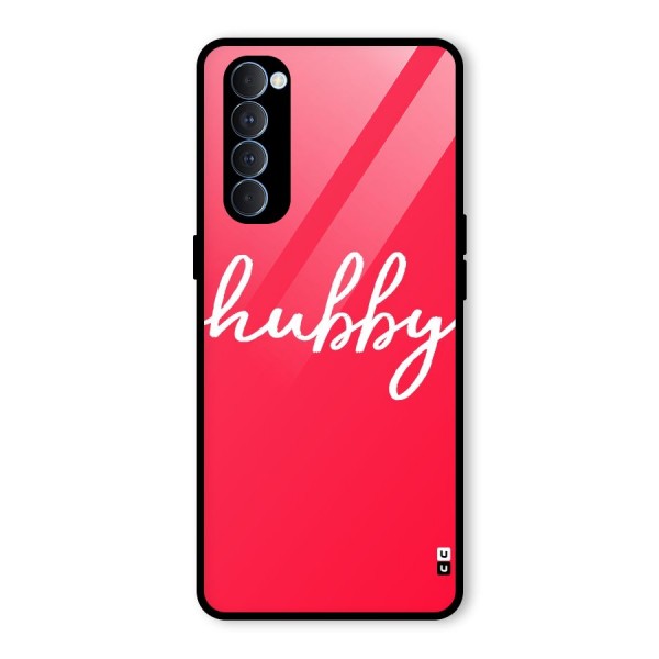 Hubby Glass Back Case for Oppo Reno4 Pro