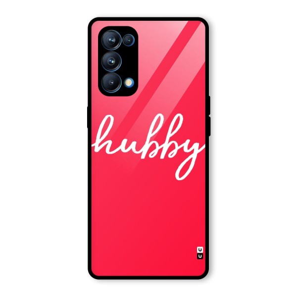 Hubby Glass Back Case for Oppo Reno5 Pro 5G