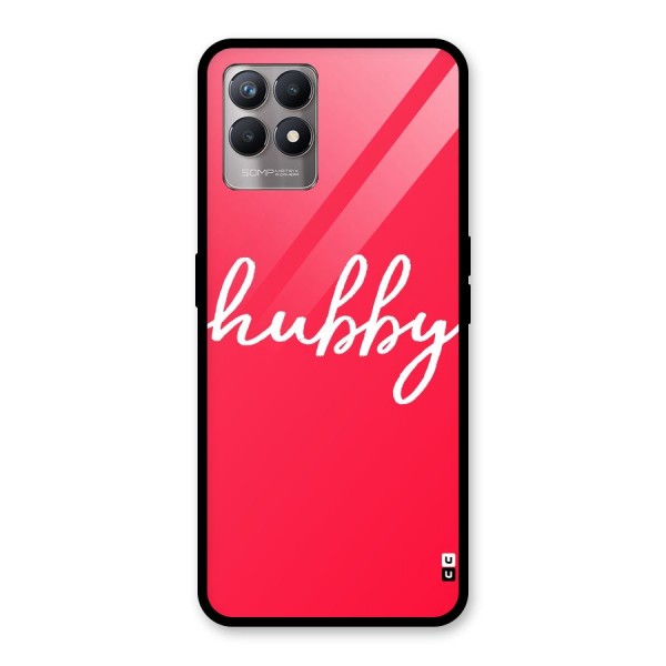 Hubby Glass Back Case for Realme 8i