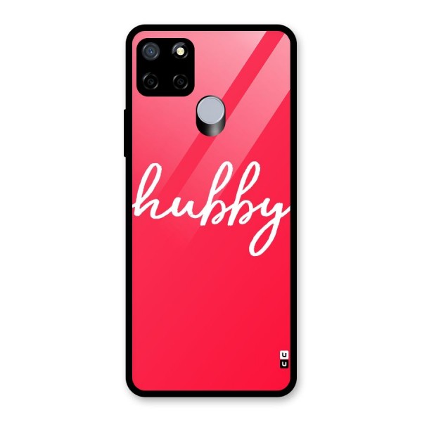 Hubby Glass Back Case for Realme C15