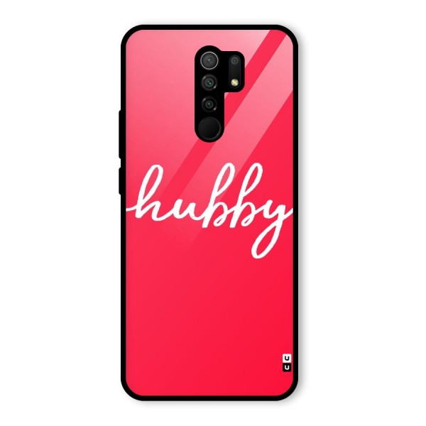 Hubby Glass Back Case for Redmi 9 Prime