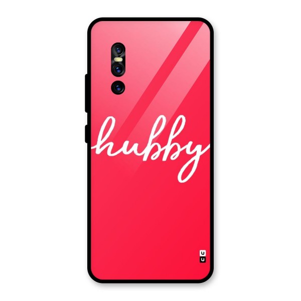 Hubby Glass Back Case for Vivo V15 Pro