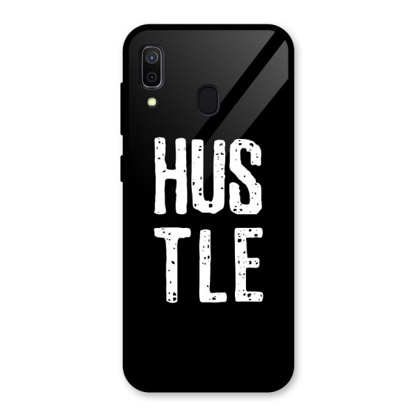 Hustle Glass Back Case for Galaxy A30