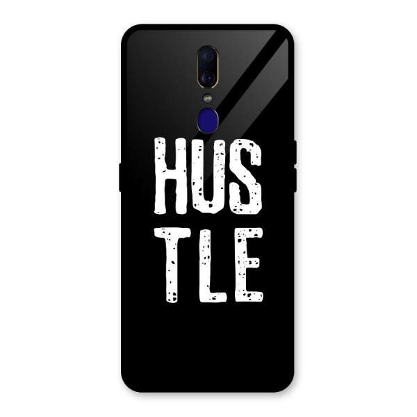 Hustle Glass Back Case for Oppo F11