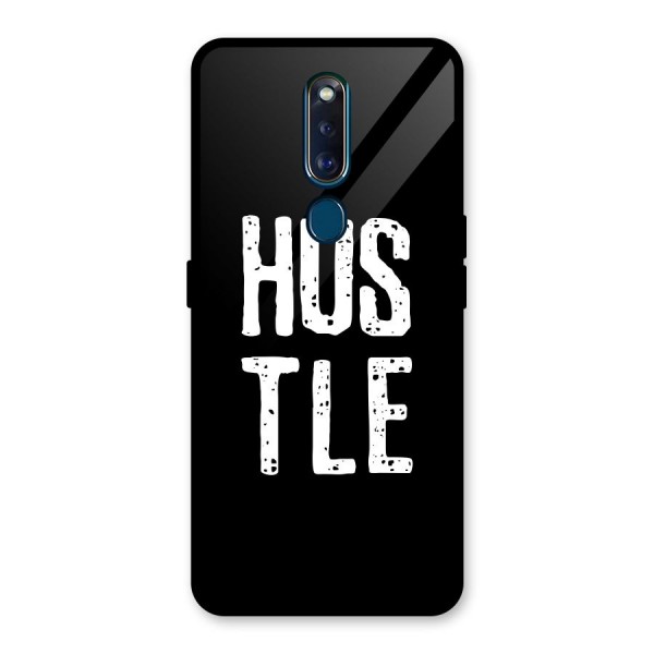 Hustle Glass Back Case for Oppo F11 Pro