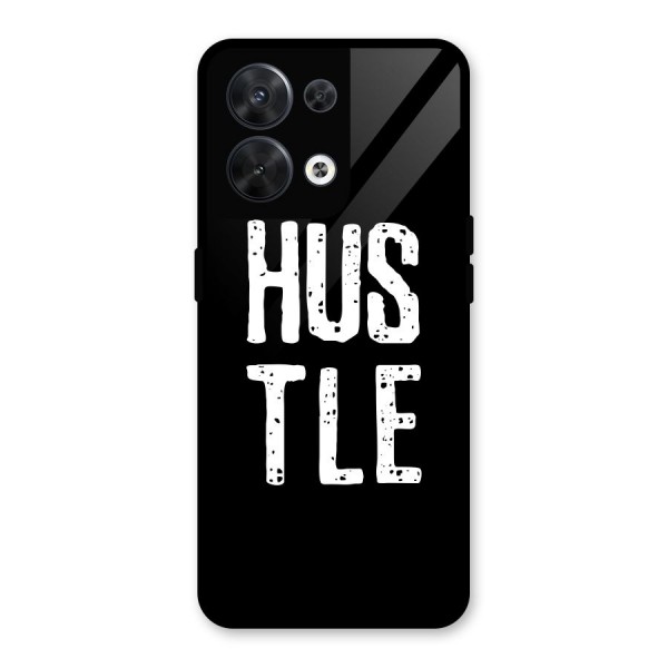 Hustle Glass Back Case for Oppo Reno8 5G