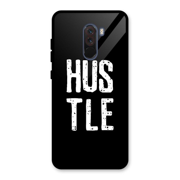 Hustle Glass Back Case for Poco F1