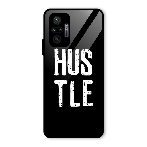 Hustle Glass Back Case for Redmi Note 10 Pro