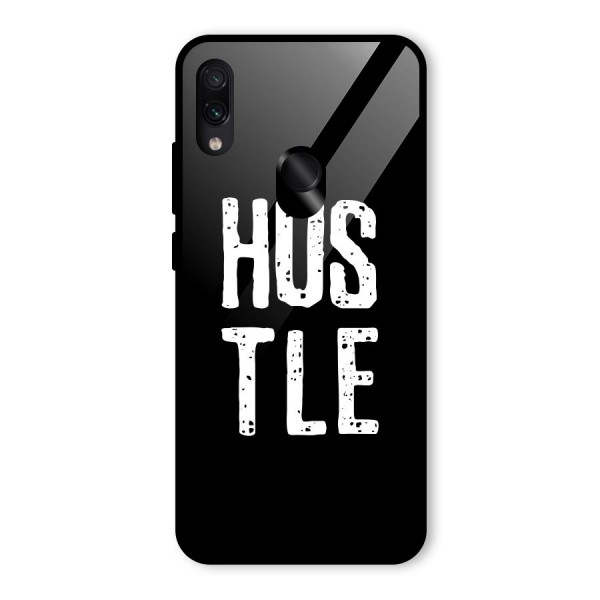 Hustle Glass Back Case for Redmi Note 7S