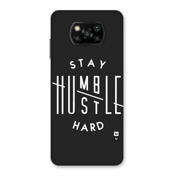 Hustle Hard Back Case for Poco X3