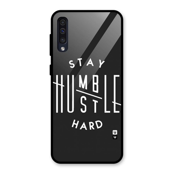 Hustle Hard Glass Back Case for Galaxy A50