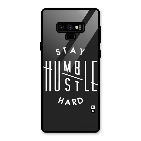 Hustle Hard Glass Back Case for Galaxy Note 9