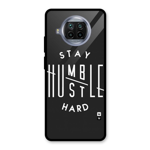 Hustle Hard Glass Back Case for Mi 10i