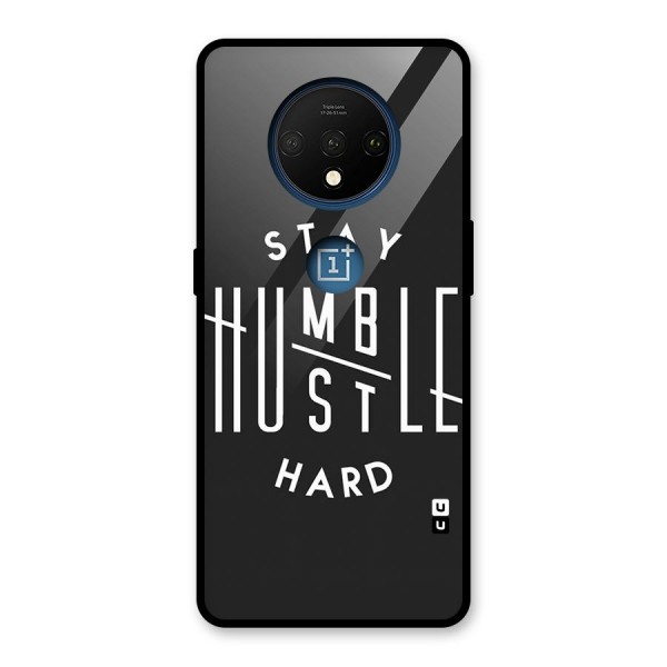 Hustle Hard Glass Back Case for OnePlus 7T