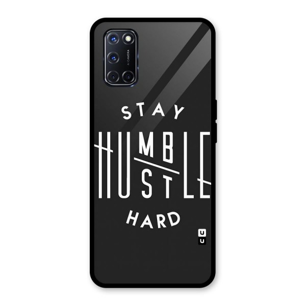 Hustle Hard Glass Back Case for Oppo A52