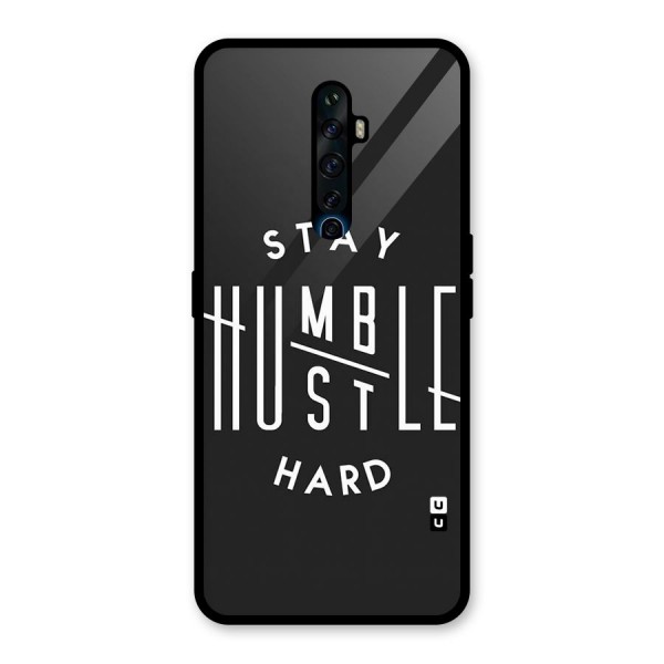 Hustle Hard Glass Back Case for Oppo Reno2 Z